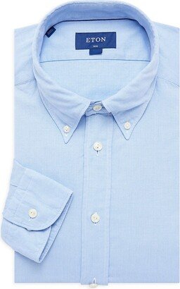 Textured Slim Fit Dress Shirt-AA