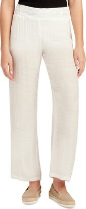 Juniors' Mid Rise Pull-On Wide-Leg Pants