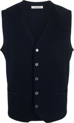 Button-Down Cotton Gilet