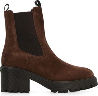 H649 Suede Chelsea Boots