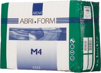 Abena Abri-Form Comfort M4 Adult Incontinence Brief M Heavy Absorbency Contoured, 4163, 84 Ct