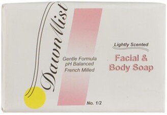 DawnMist DDI 2123602 Facial & Body Bar Soap - Lightly Scented - #1 (250 ct.) Case of 250