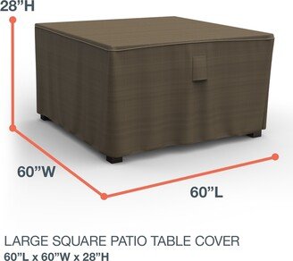 Budge StormBlock™ Hillside Black and Tan Square Patio Table Cover Multiple Sizes