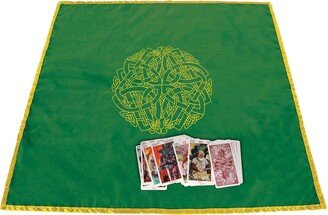 Celtic Labyrinth Cloth Beautiful Velvet Multi-Purpose Cloths Are Ideal For Altars, Divination Practice, Ritual, Meditation