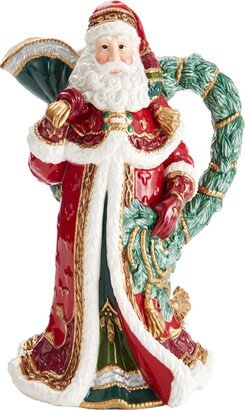 Noel Holiday Santa Pitcher, 12.5-in