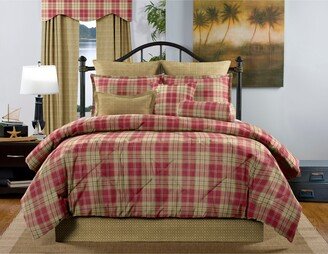 Victor Mill Glasgow red and yellow plaid daybed set