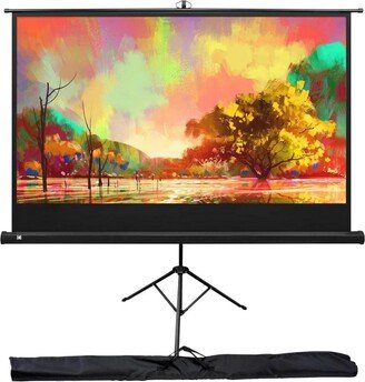 60 Portable Projector Screen with Stand & Lightweight Carry Bag