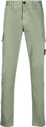 Stretch-Cotton Tapered-Leg Trousers-AA