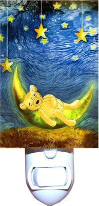 Teddy Bear Starry Night Dreams Decorative Light