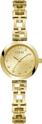 Ladies 26mm Watch - Gold Tone Strap Champagne Dial Gold Tone Case