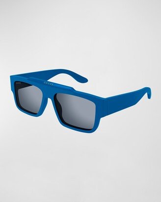 Men's GG1460Sm Acetate Rectangle Sunglasses