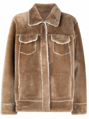 Oversized Shearling Jacket-AC