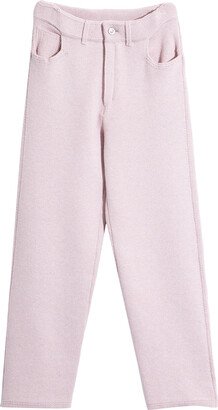 Cashmere Wide-Leg Jeans