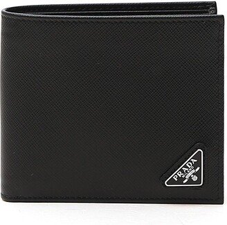 Triangle Logo Bifold Wallet-AA