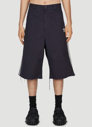 Balenciaga x adidas Baggy Denim Shorts - Man Shorts Navy Xs