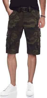 Belted Bermuda Cargo Shorts