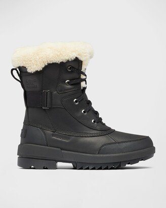 Tivoli Leather Shearling Snow Booties