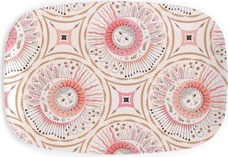 Serving Platters: Celestial Talisman Serving Platter, Pink