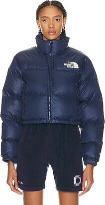 Nuptse Short Jacket in Navy