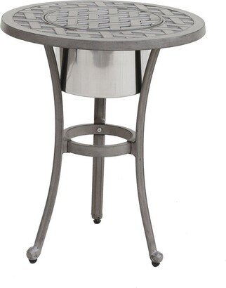 South Ponto 21-inch Round Ice Bucket Table