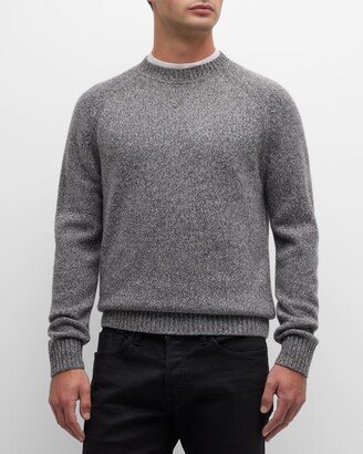 Men's Cashmere Melange Crewneck Sweater