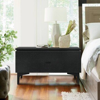 Legend 1 Drawer Nightstand Black