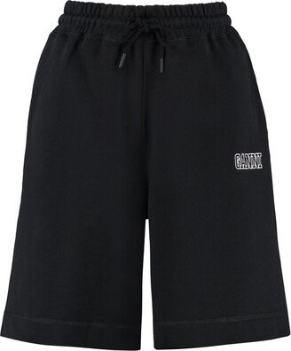 Logo-Embroidered Drawstring Track Shorts-AA