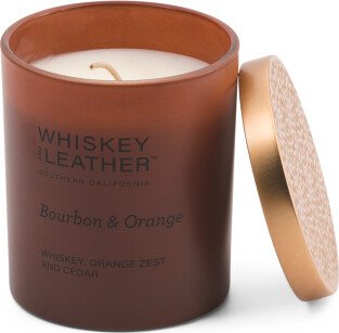 11.5oz Bouron & Orange Candle With Copper Lid