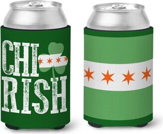 St. Patrick's Day Can Coolers Hugs Coolies Chicago Themed Chi-Rish St Pats Party Huggies Regular & Slim