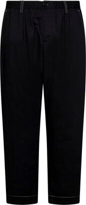 Elasticated Waistband Tapered Trousers