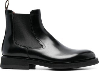 35mm polished leather Chelsea boots