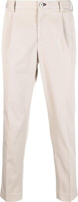 Cropped Tapered Trousers-AQ