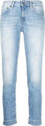 Cropped Slim-Cut Jeans