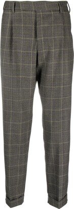 PT Torino Tapered Wool Houndstooth Trousers