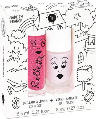 Nail polish & lip gloss duo set Fairytales