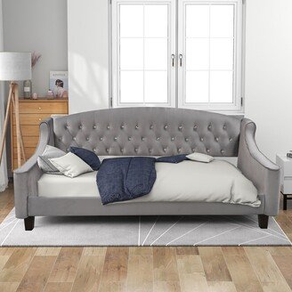 tiramisubest Modern Luxury Tufted Button Twin Daybed, Bed Frame