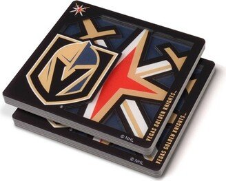 NHL Vegas Golden Knights 3D Logo Series Coasters