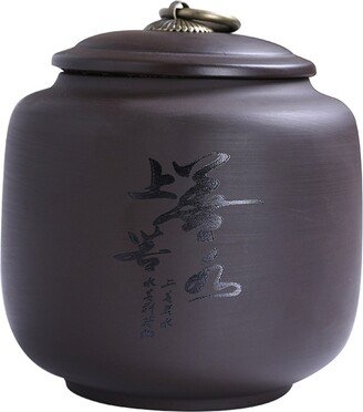 Yixing Zisha Clay Tea Canisters Loose Leaf Jars For Storage Tea, Ceramic Caddy 700Ml