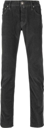 Mid-Rise Skinny Trousers-AF