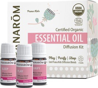 Pranarom Play, Purify & Sleep Diffusion Kit (3 x 5ml) Kit