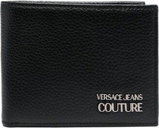 Logo-Plaque Leather Wallet-AD