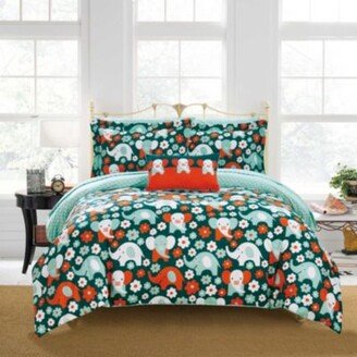 Elephant Reprise 8 Pc. Bed In A Bag Comforter Sets