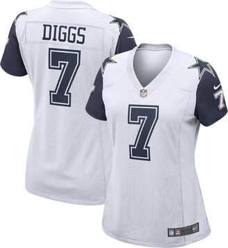 Women's Trevon Diggs White Dallas Cowboys Team Game Jersey