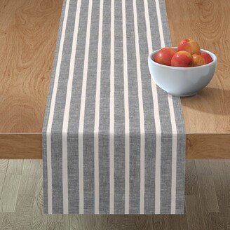 Table Runners: Linen Towel Vertical Table Runner, 72X16, Gray