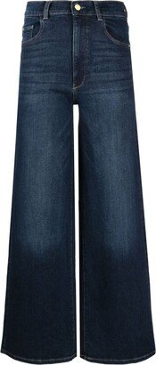 Hepburn high-rise wide-leg jeans