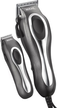 Deluxe Chrome Pro Complete Men's Haircut Kit with Finishing Trimmer & Soft Storage Case - 79650-1301