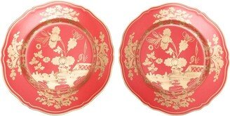 Rubrum porcelain plate (set of two)