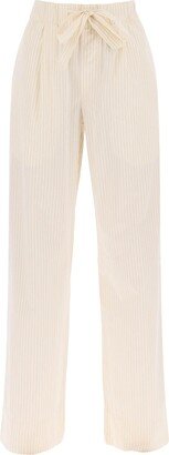 BIRKENSTOCK X TEKLA Pajama pants in striped organic poplin