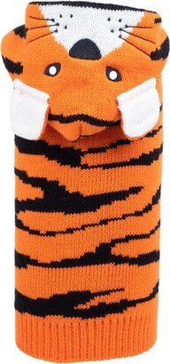 The Worthy Dog Pullover Tiger Sweater Hoodie - Orange - XXS