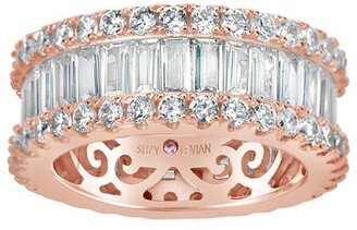 Suzy Levian CZ Jewelry Suzy Levian Silver Cz Eternity Ring